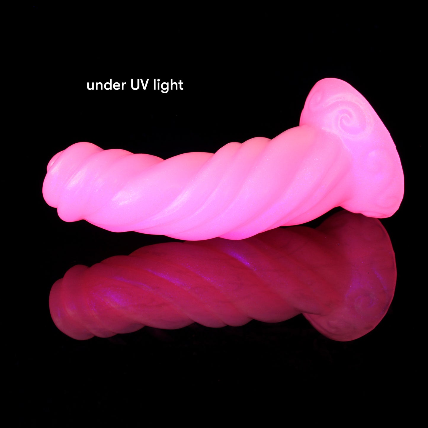 Faun - Size Medium - Medium+ Firmness (Near Clear, GITD + UV reactive)