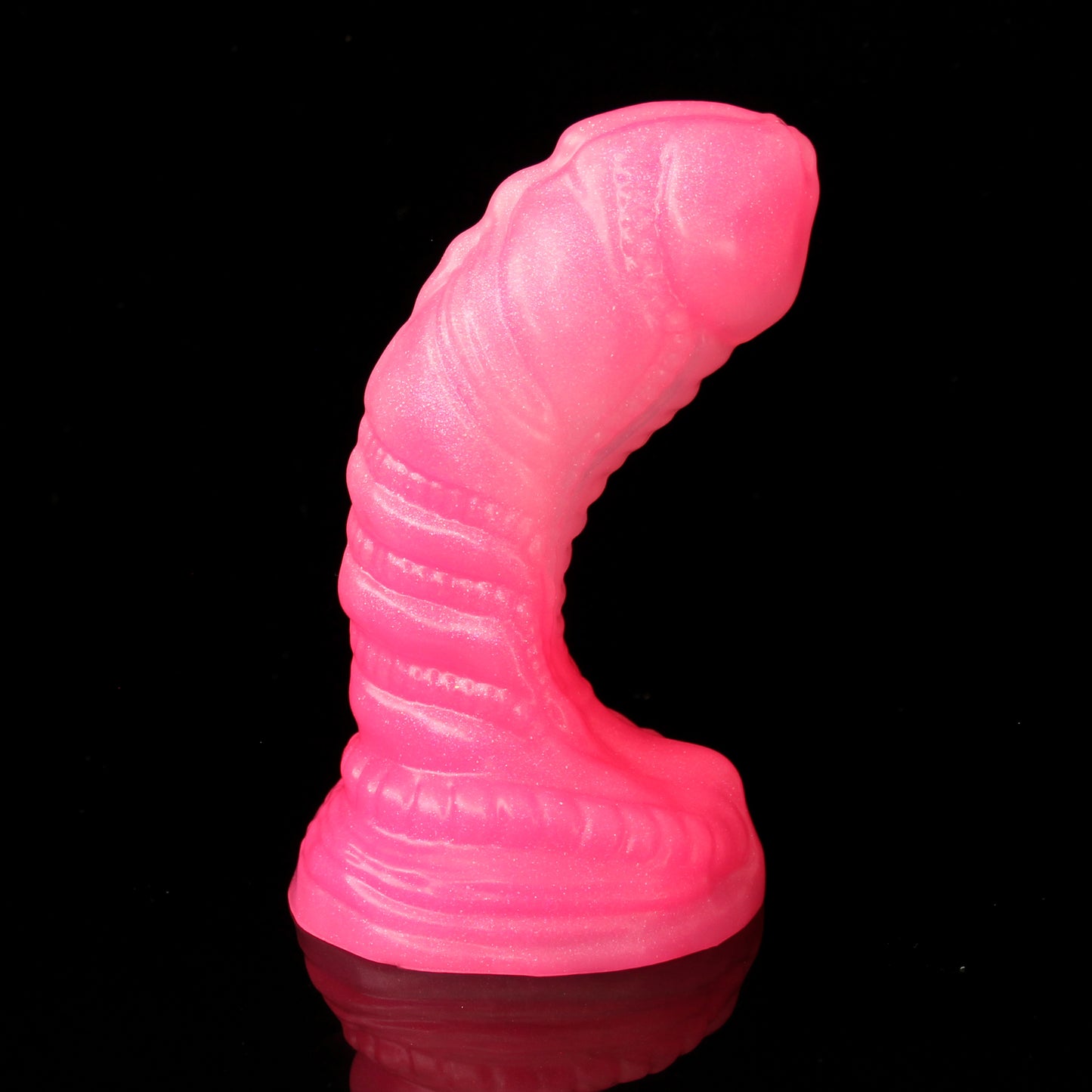 Alien - Size Mini - Medium+ Firmness (Near Clear, GITD + UV reactive)