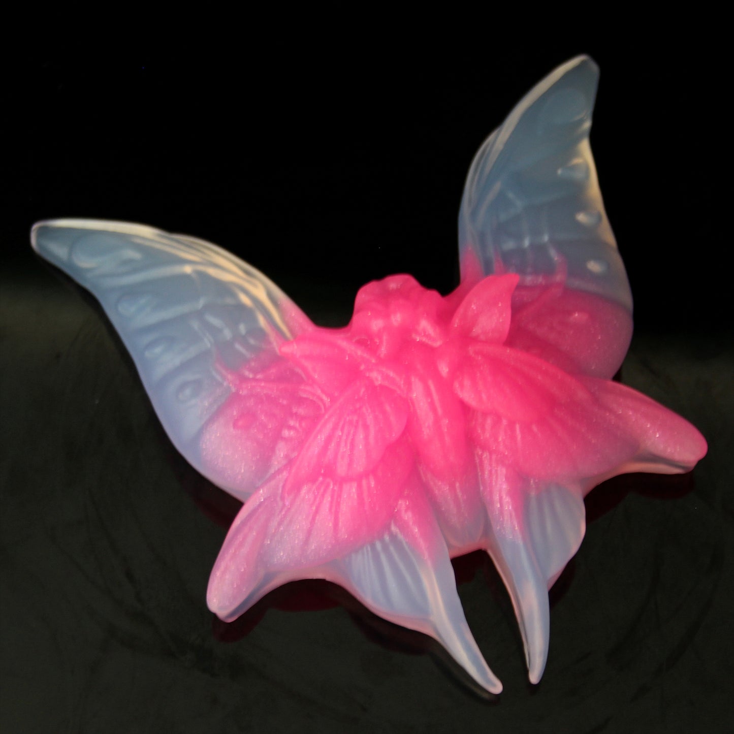 Clarice - Size Small - Medium+ Firmness (Near Clear, GITD + UV reactive)