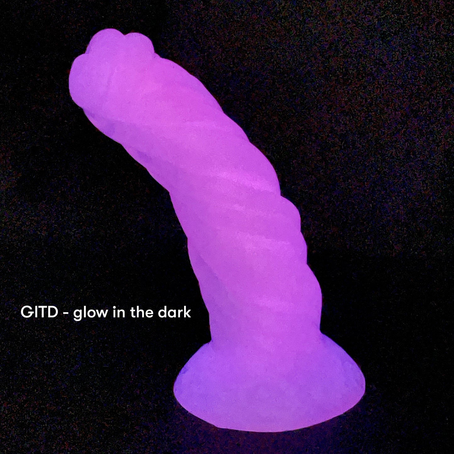 Faun - Size Medium - Medium+ Firmness (Near Clear, GITD + UV reactive)