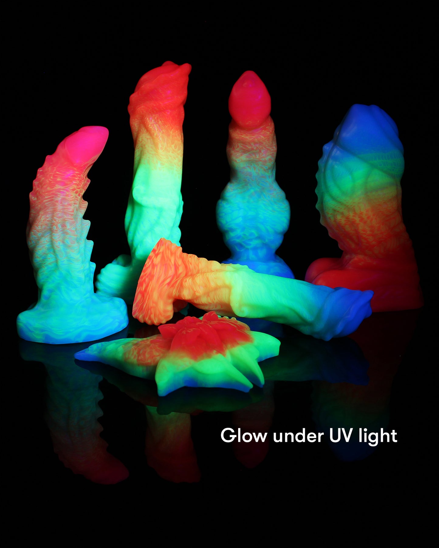 Dragon - Size Mini - Medium Soft (UV Reactive)