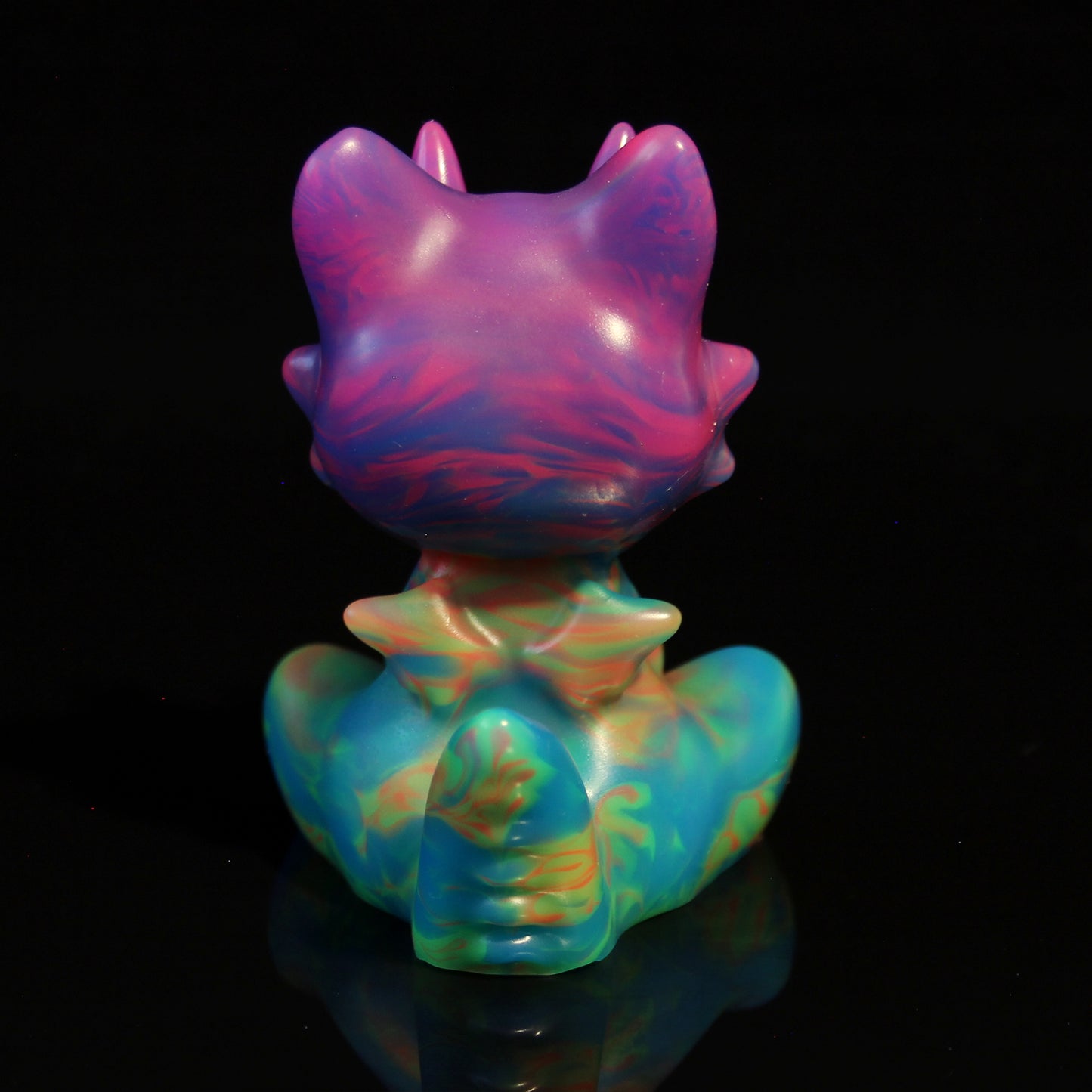 Familiar the Kitten Squishy - Size Large - Soft & Squishy (UV reactive) + Tiny Clarice