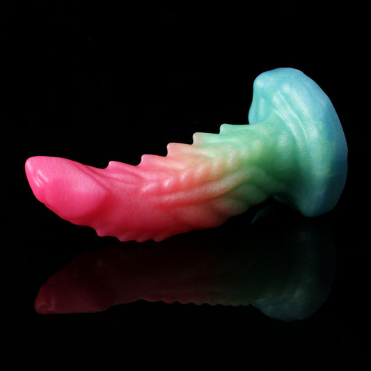 Dragon - Size Small - Soft & Squishy (UV reactive + GITD)