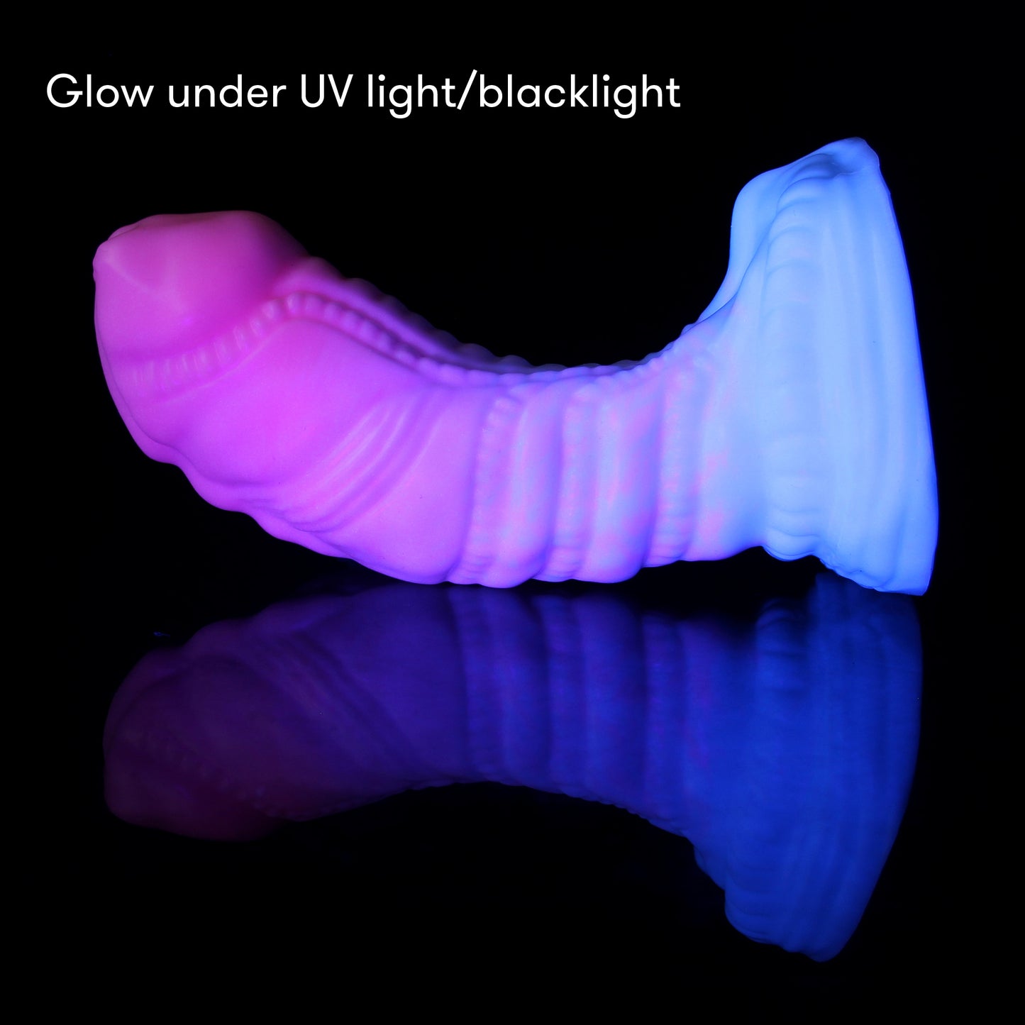 Alien - Size Small - Soft & Squishy Firmness - UV reactive + GITD