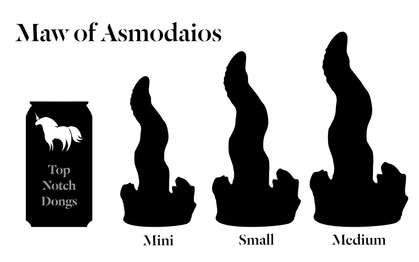 Maw of Asmodaios - Size Mini - Soft+ Firmness (UV-reactive + GITD)