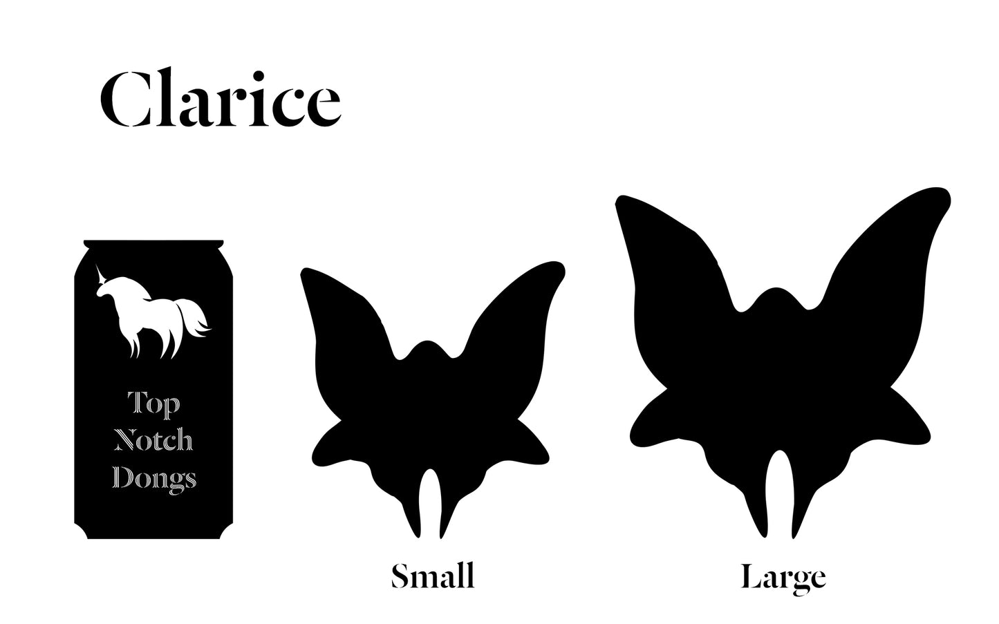 Clarice - Size Small - Medium Soft (UV reactive + GITD)