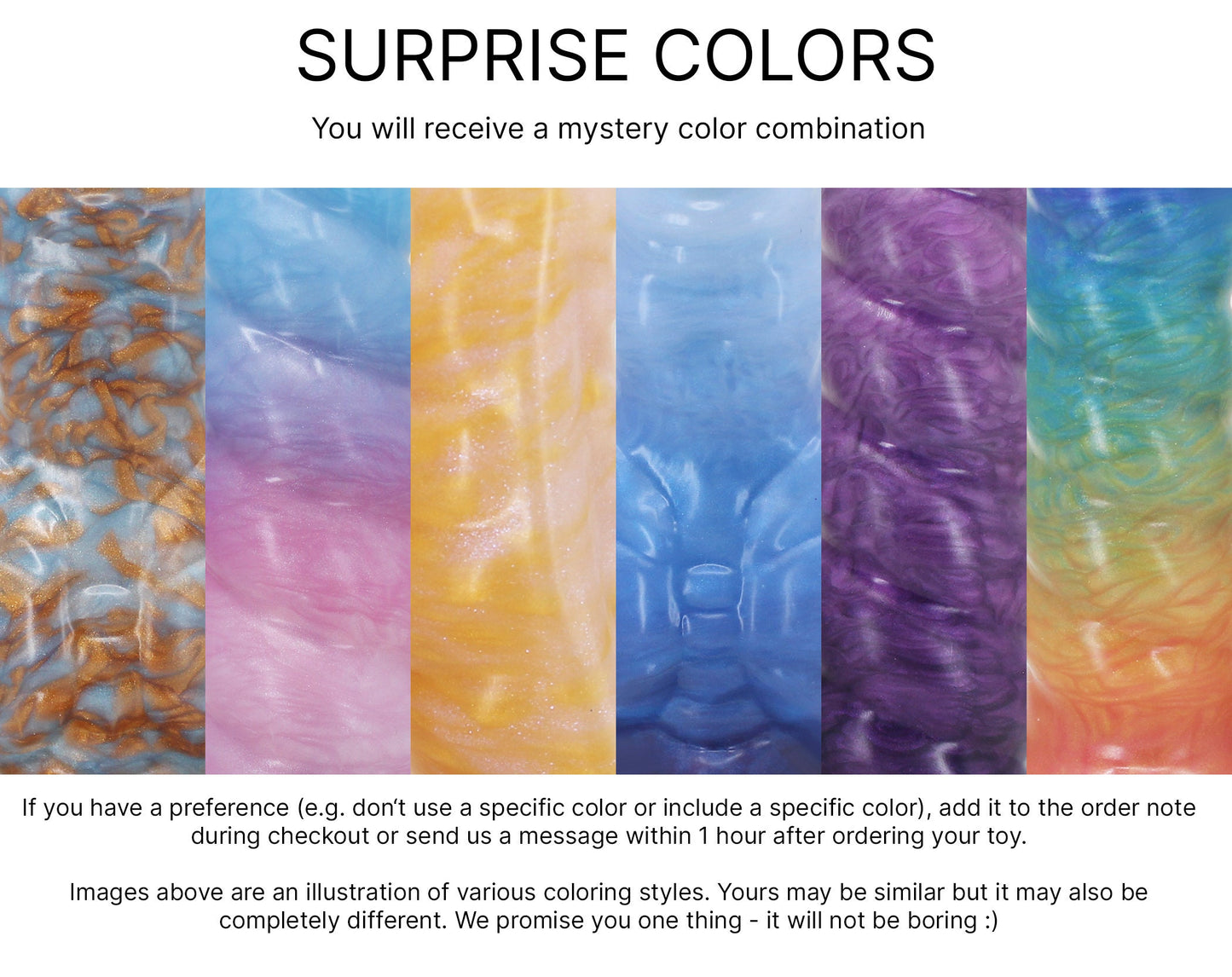 Dragon Fantasy Dildo - Customize Size, Colors and Firmness