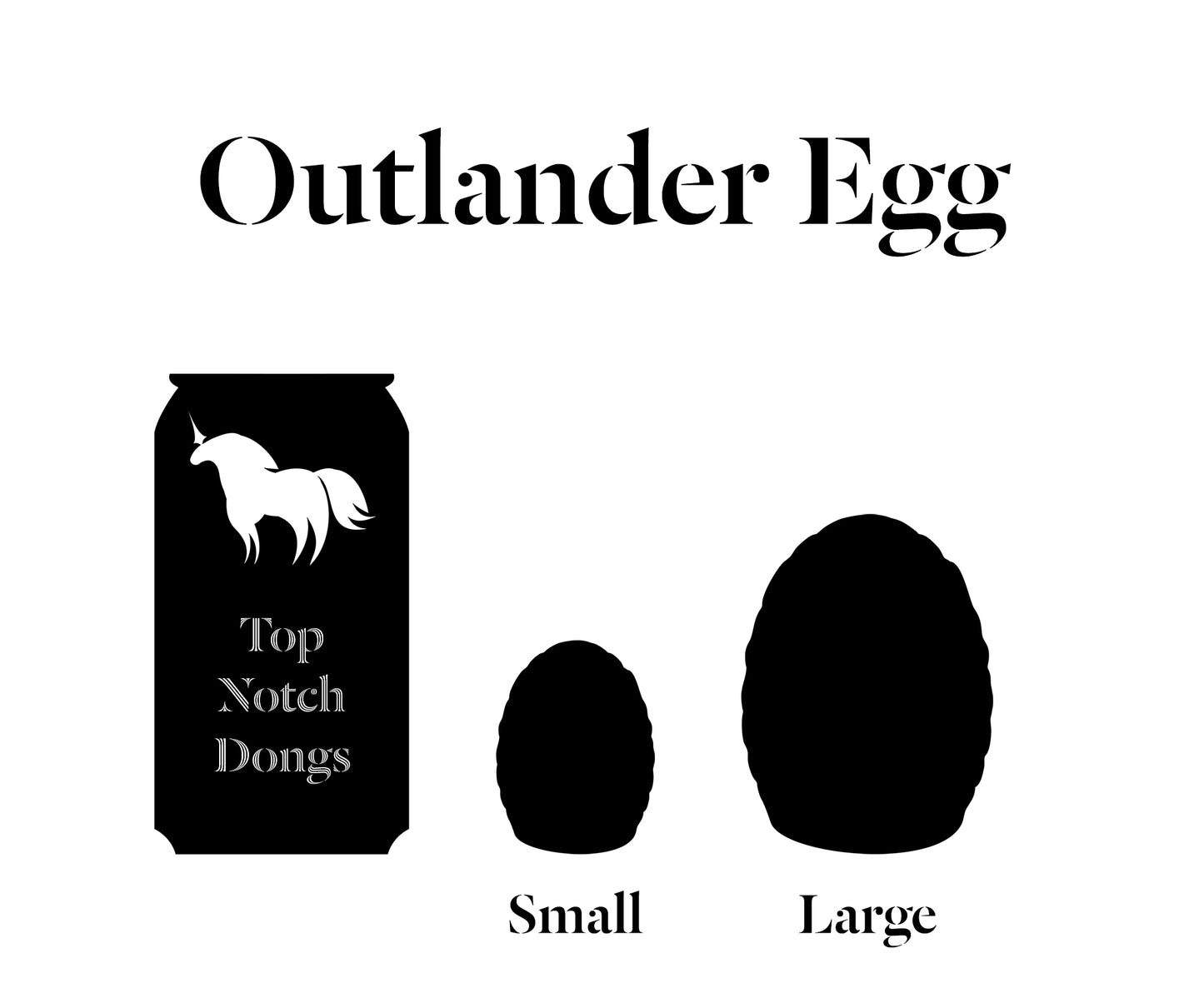 Outlander Alien Fantasy Egg - Customize Size, Colors and Firmness
