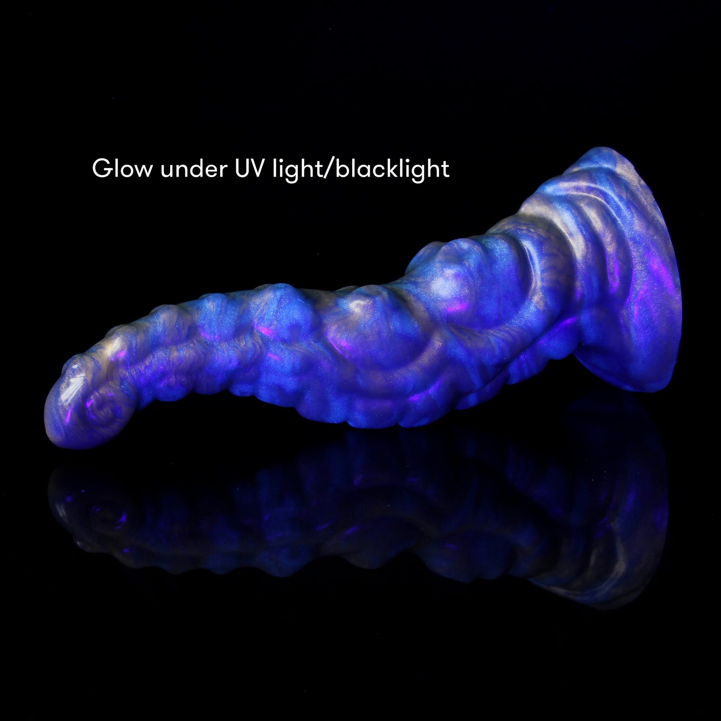 Kraken - Size Small - Medium Soft Firmness (UV reactive + GITD)