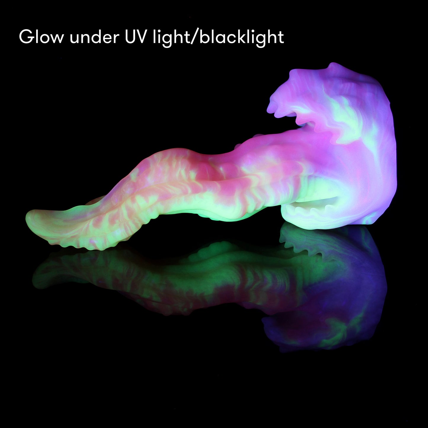 Maw of Asmodaios - Size Small - Medium Soft Firmness (UV reactive + GITD)