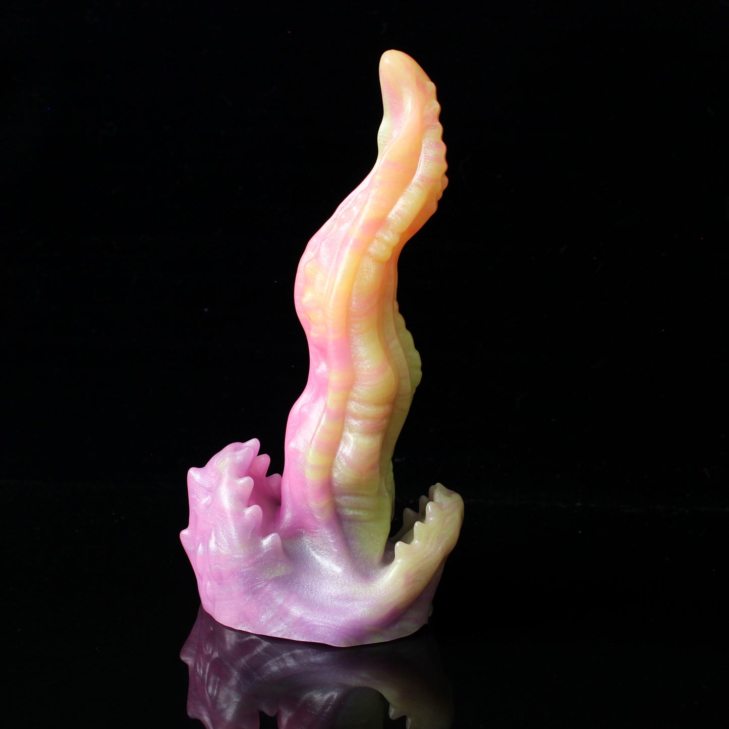 Maw of Asmodaios - Size Small - Medium Soft Firmness (UV reactive + GITD)