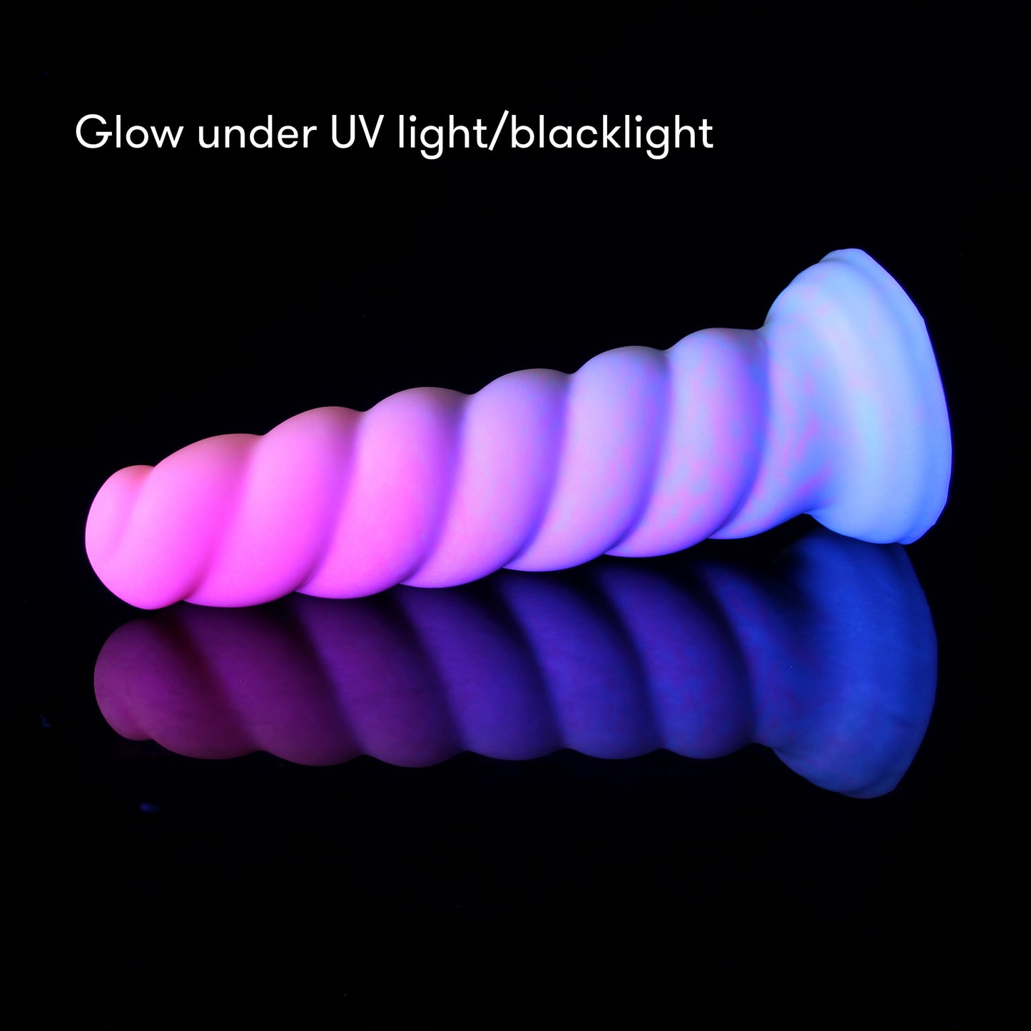 Unicorn - Size Small - Soft & Squishy Firmness (UV reactive + GITD)