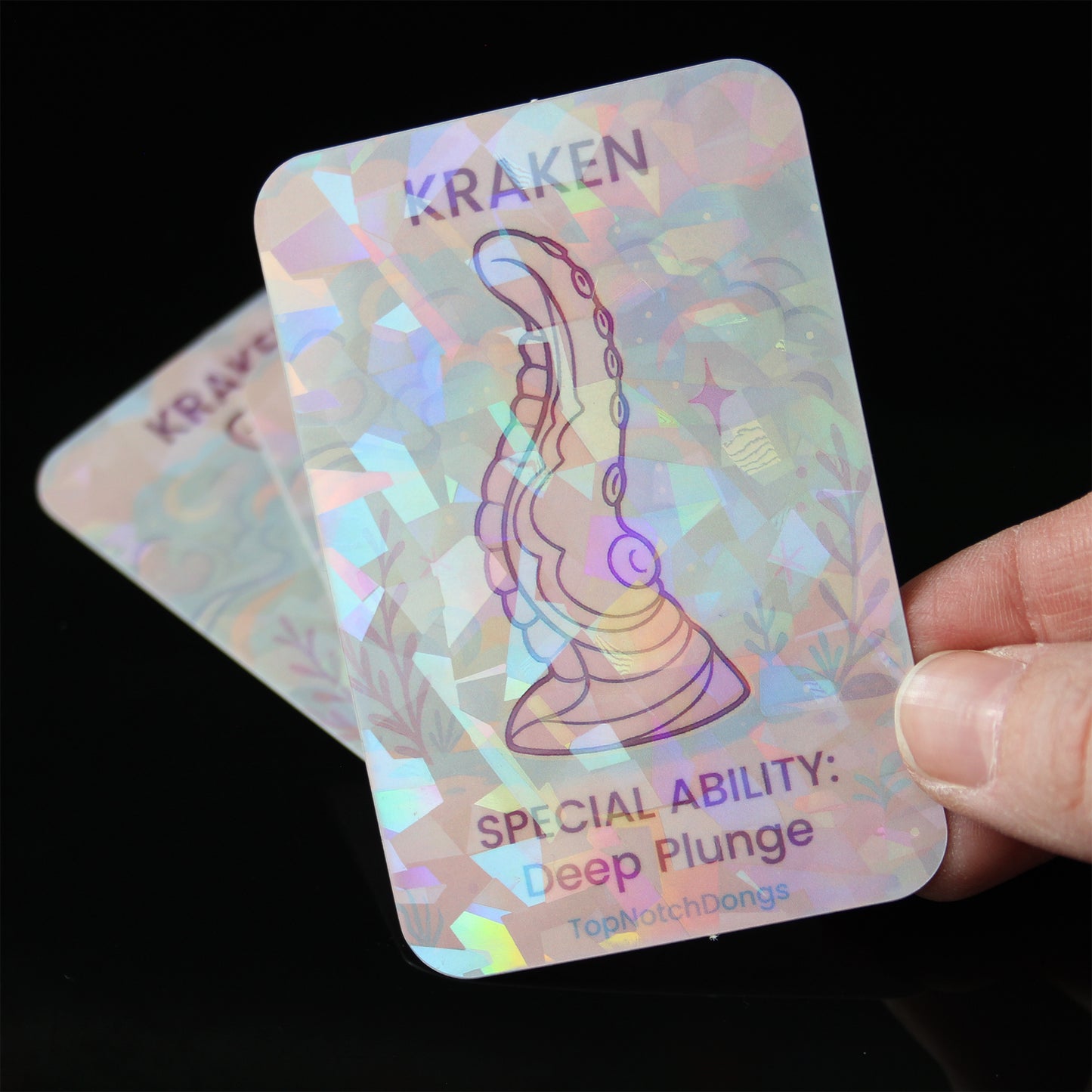 Kraken Sticker - Collectible Ability Style - 2" x 3" Size