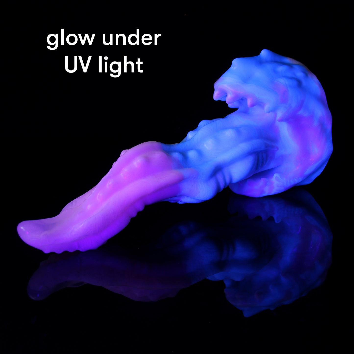 Maw of Asmodaios - Size Medium - Soft+ Firmness (UV reactive + GITD)