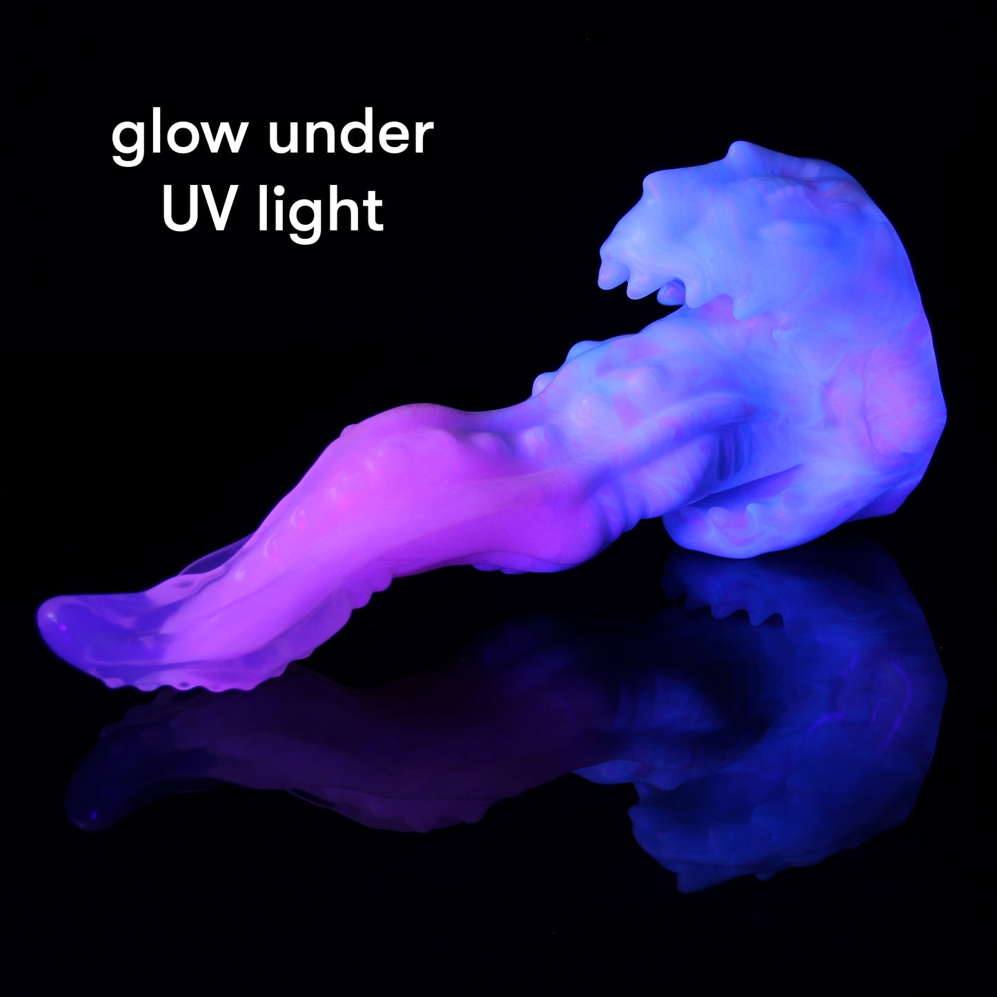 Maw of Asmodaios - Size Small - Soft+ Firmness (UV reactive + GITD)