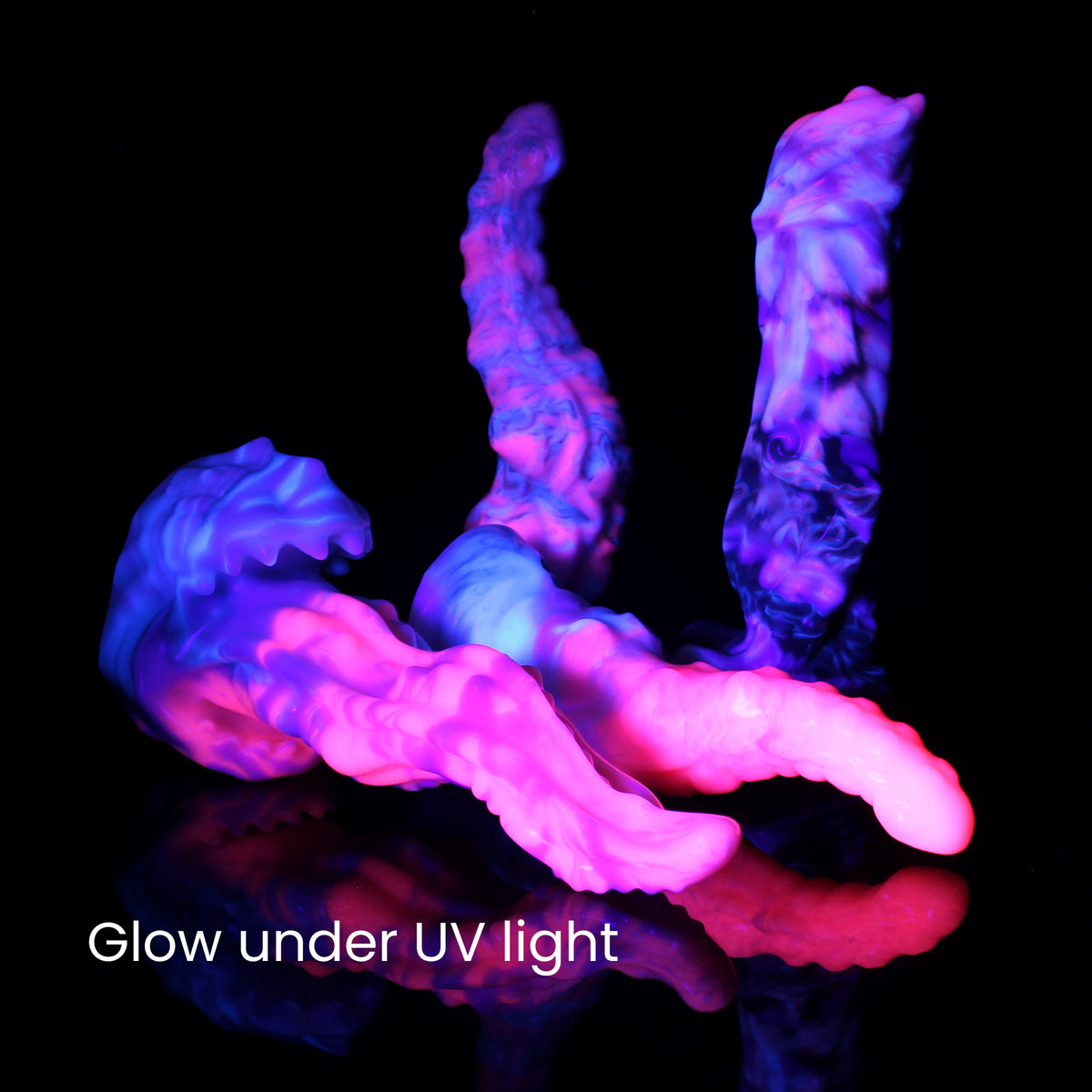 Kraken - Size Small - Medium Soft Firmness (UV reactive + GITD)