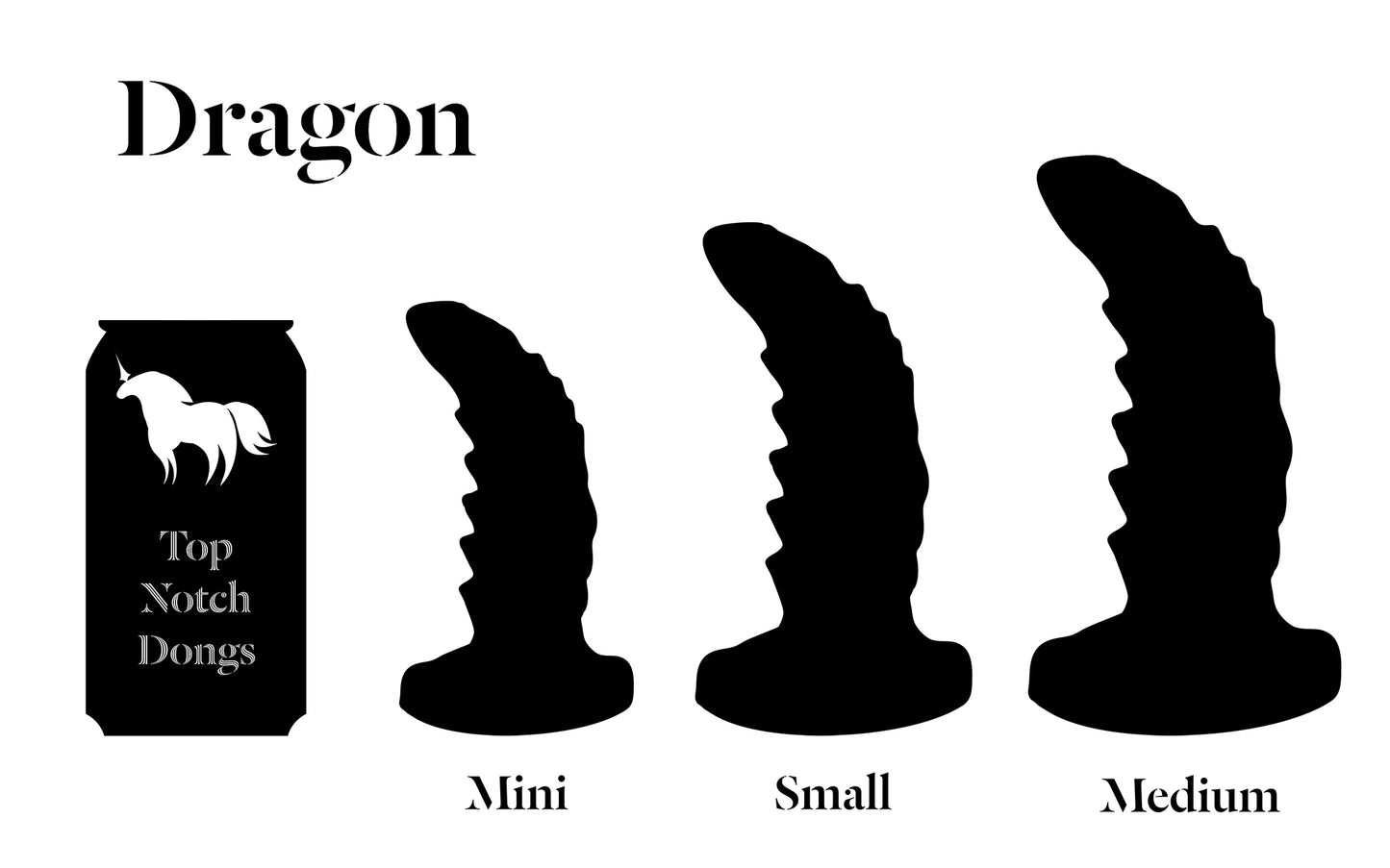 Dragon Fantasy Dildo - Customize Size, Colors and Firmness