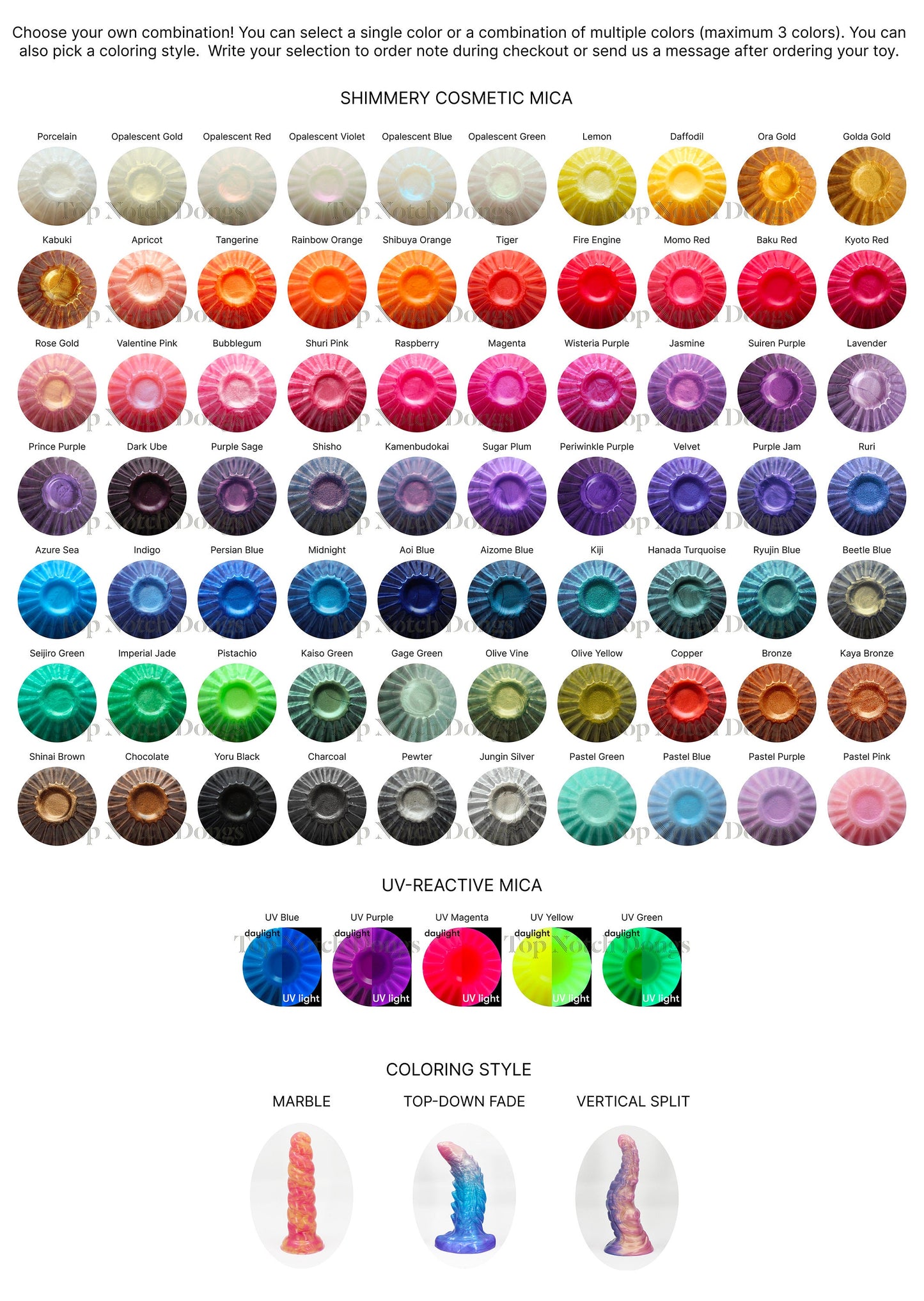 Alien Fantasy Dildo - Customize Size, Colors and Firmness