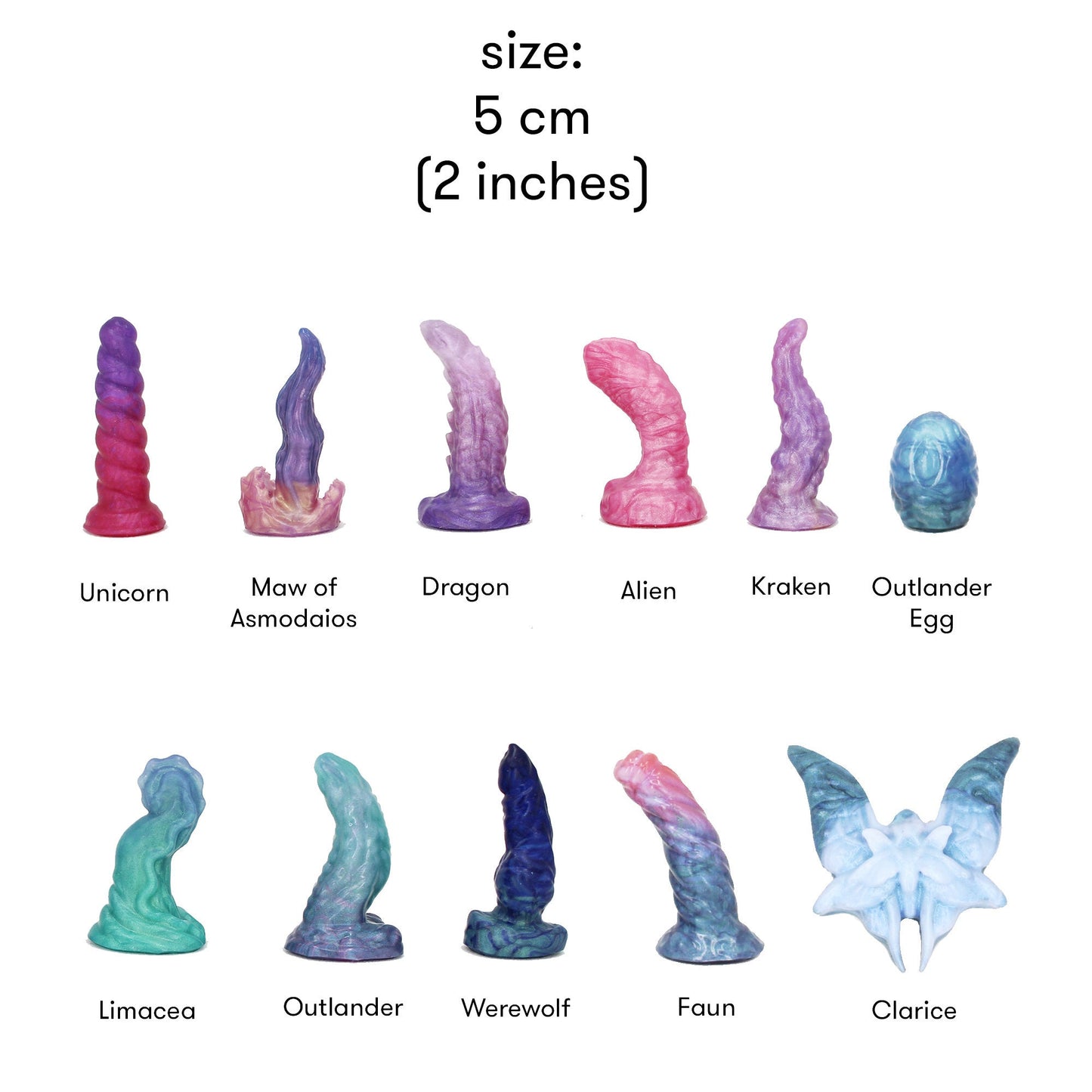 Miniatures - Set of 4 Cute Mini Dongs