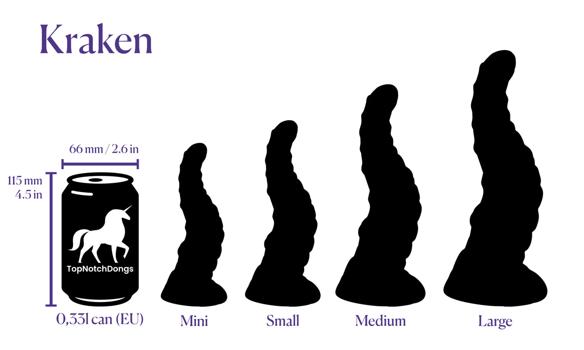 Kraken Fantasy Dildo - Customize Size, Colors and Firmness