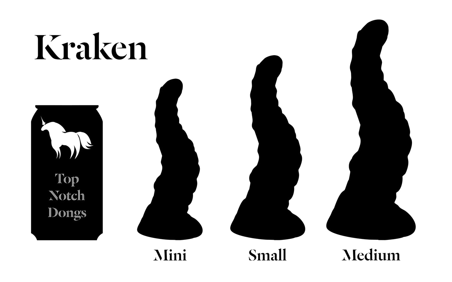 Kraken Fantasy Dildo - Customize Size, Colors and Firmness
