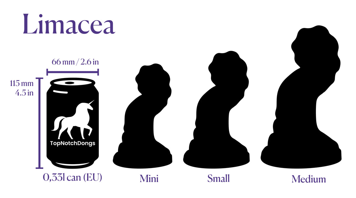 Limacea Fantasy Dildo - Customize Size, Colors and Firmness