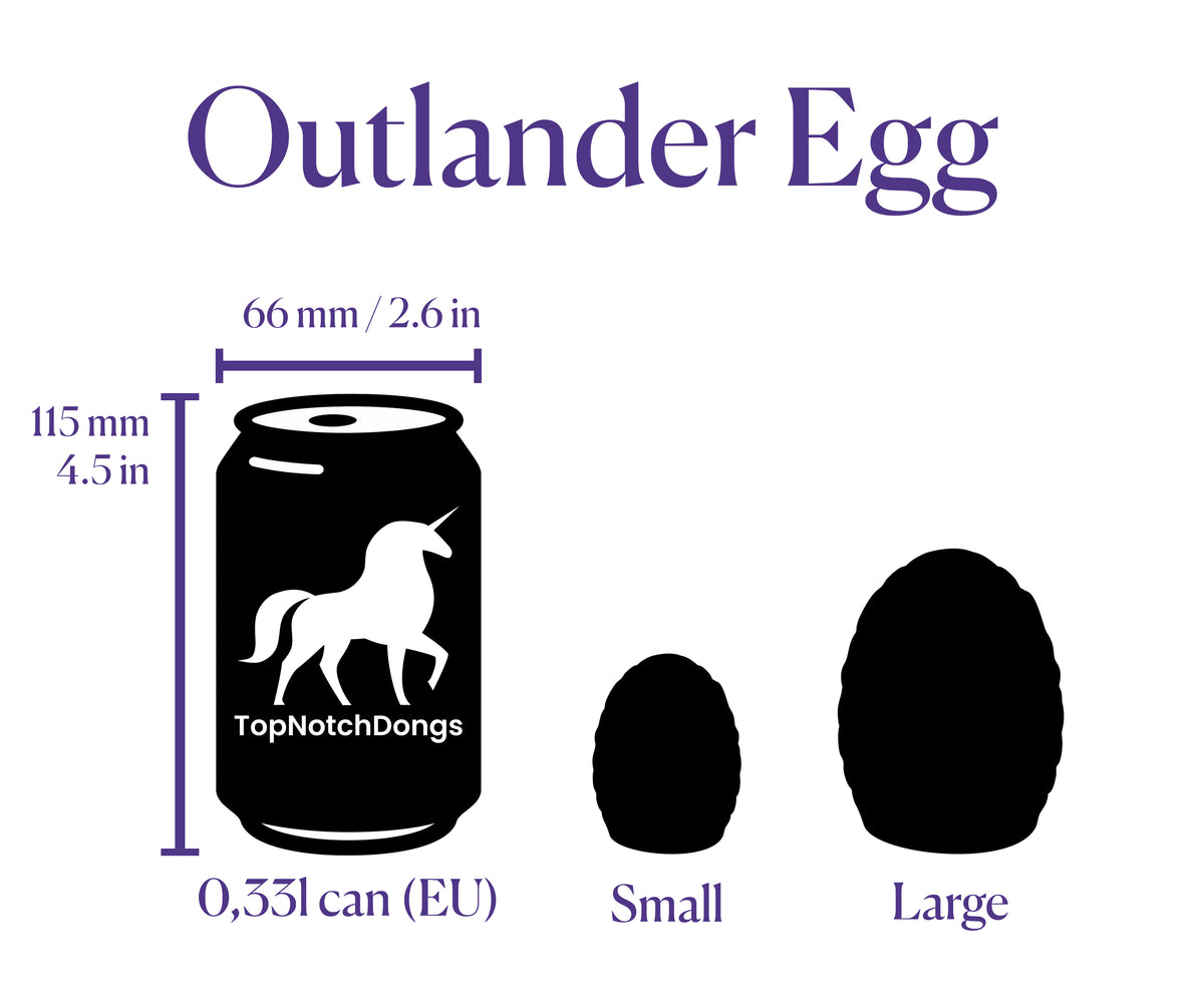 Outlander Alien Fantasy Egg - Customize Size, Colors and Firmness